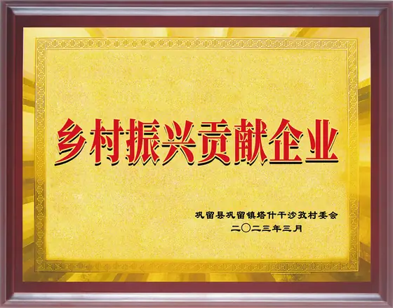 乡村振兴贡献企业